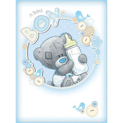 New Baby Boy Me to You Bear Large Card £3.59